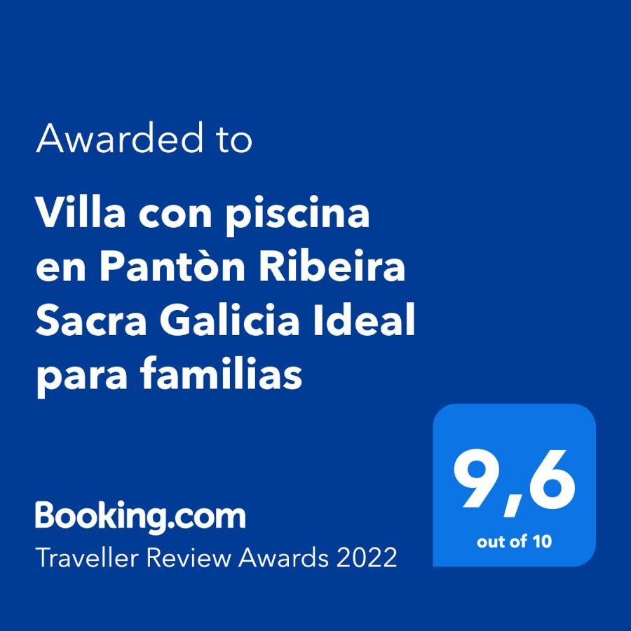 Villa Con Piscina En Panton Ribeira Sacra Galicia Ideal Para Familias 외부 사진